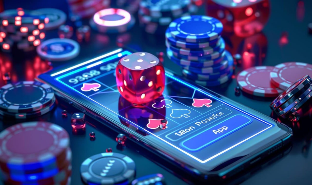 Antarmuka aplikasi mobile win303 menampilkan menu utama dengan taruhan Liga 1, live dealer, dan slot games